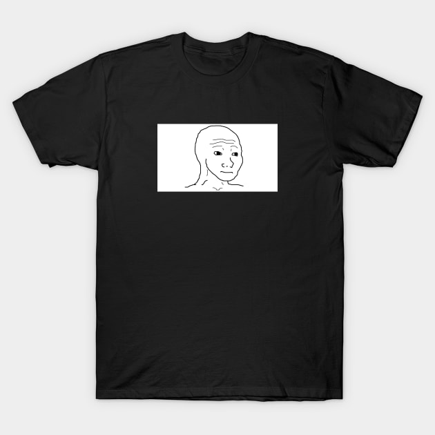 Wojak Meme T-Shirt by Meme Gifts